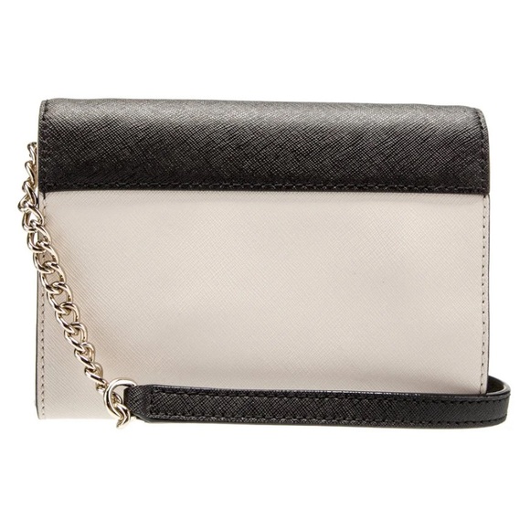 Kate Spade New York Cedar Street Saffiano Genuine Leather Black/Cream Crossbody - Picture 2 of 14